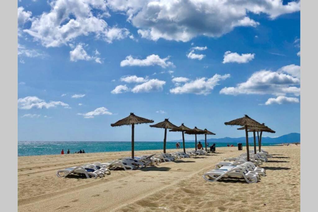 Barcaresa-Villa Sur Le Sable Vue Mer Panoramique Piscine Clim Wifi Ле Баркарес Экстерьер фото
