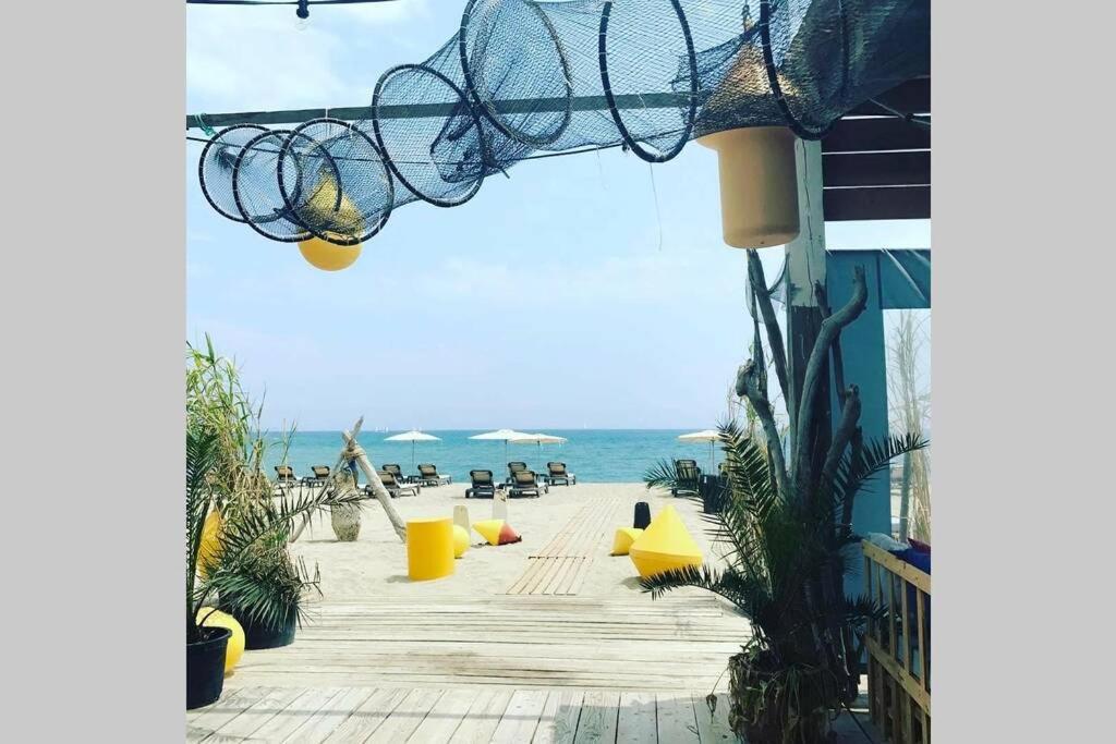 Barcaresa-Villa Sur Le Sable Vue Mer Panoramique Piscine Clim Wifi Ле Баркарес Экстерьер фото