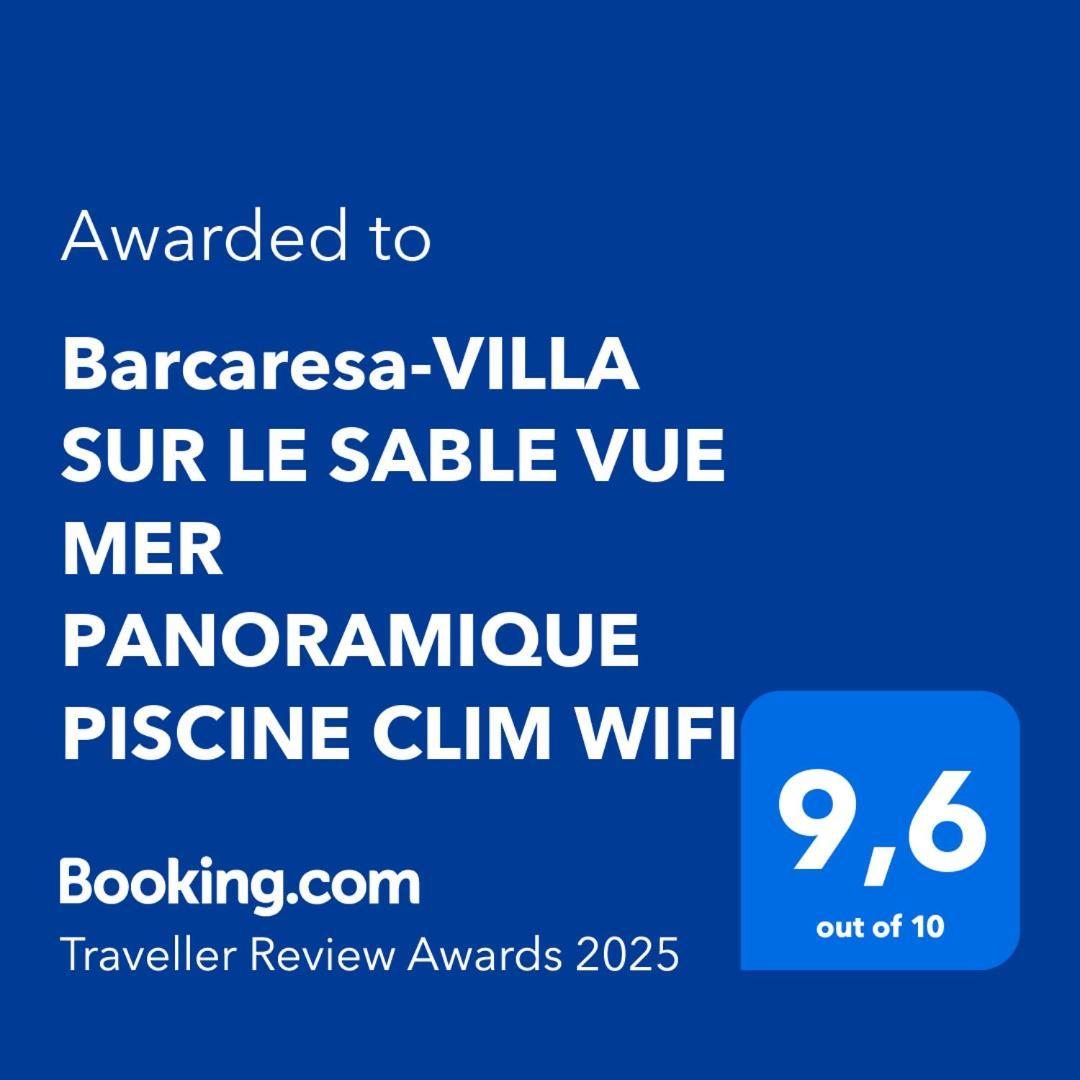 Barcaresa-Villa Sur Le Sable Vue Mer Panoramique Piscine Clim Wifi Ле Баркарес Экстерьер фото